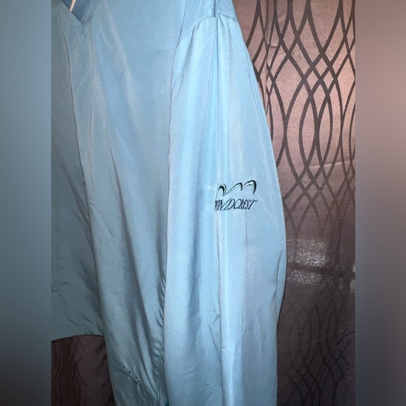 Cabelas Windbreaker Womens Large Regular Blue V Neck  Pullover Jacket [I-37] - Picture 4 of 11